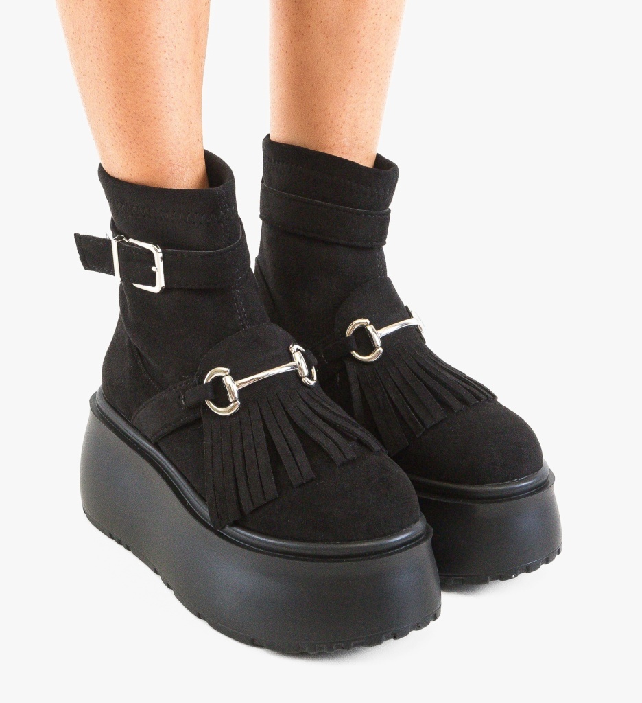 Ghete Dama Anbros Negre | Confort & Stil