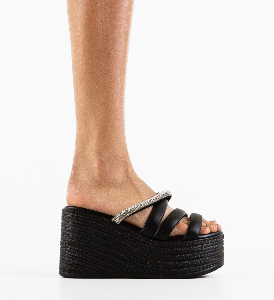 Platforme Namake Negre - Eleganță și Confort - imagine 4
