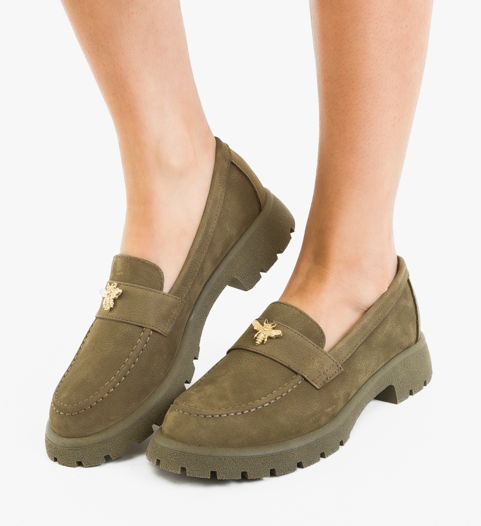 Pantofi Casual Dama Fosere Verzi 2 Confort - imagine 4
