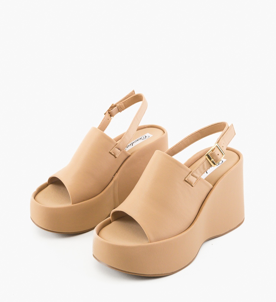 Platforme Ingram Bej - Eleganță și Confort - imagine 7