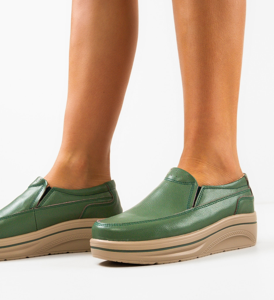Pantofi Casual Rankin Verzi - Confort & Stil - imagine 3