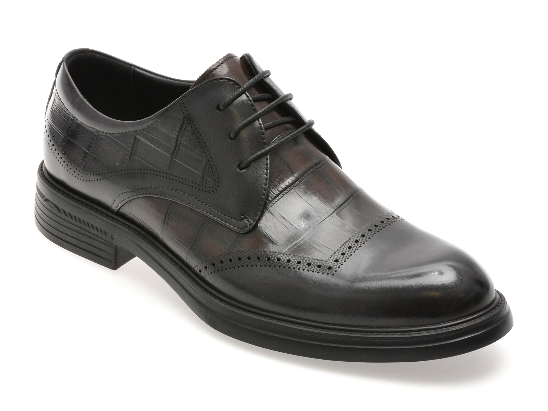 Pantofi Eleganti Epica Maro din Piele Naturala
