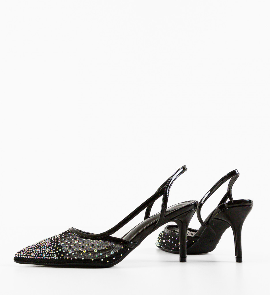 Pantofi Melite Negri - Eleganță și Confort - imagine 6