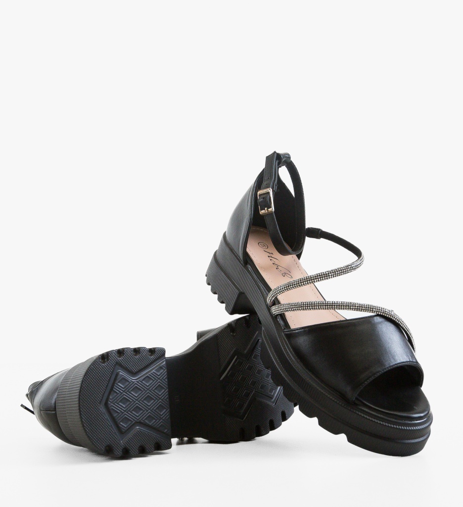 Sandale Dama Valinor Negre 2 - Eleganță și Confort - imagine 5