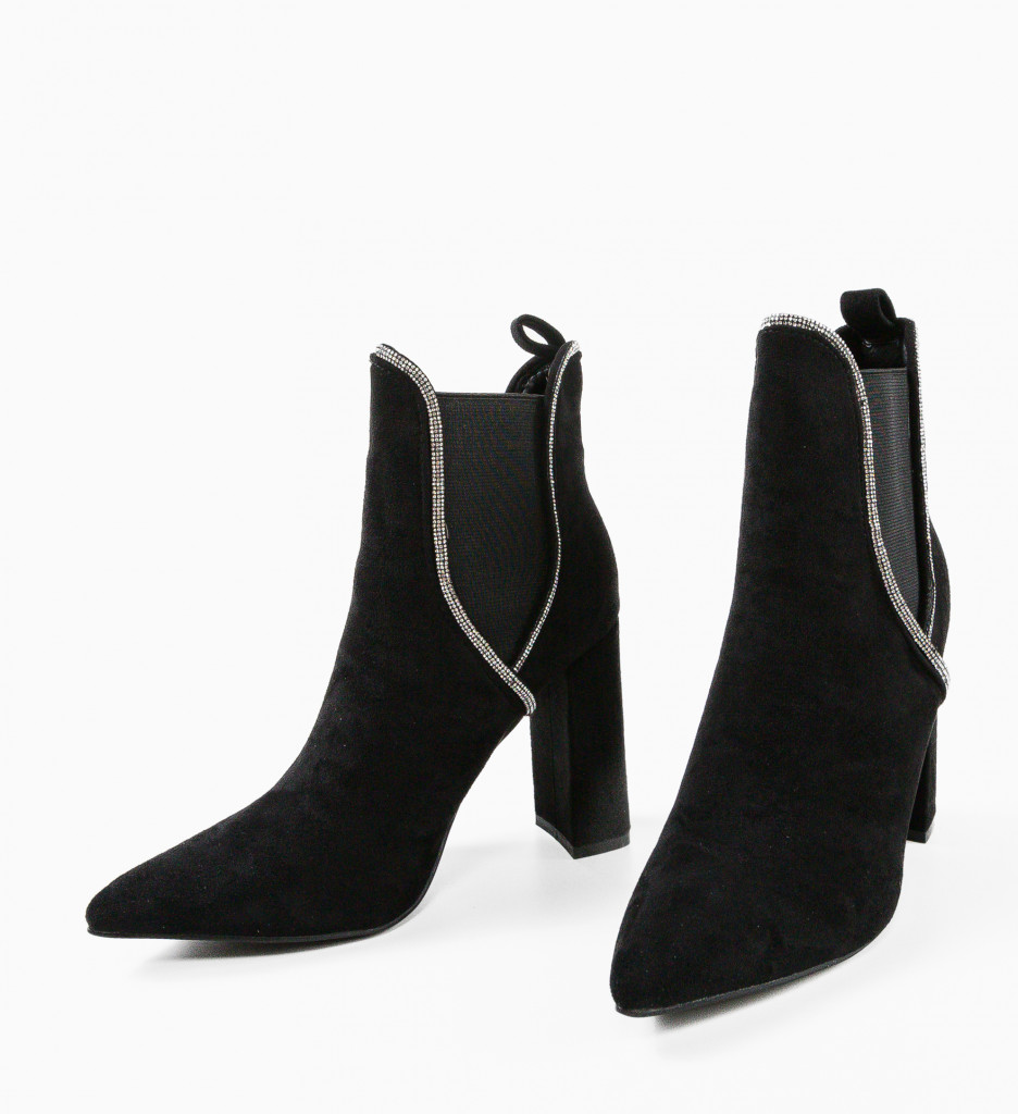 Botine Dama Mckay Negre 2 - Eleganță și Stil - imagine 5