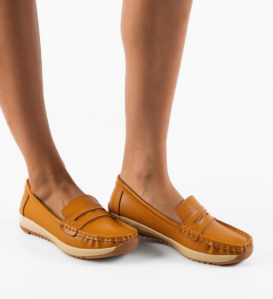 Pantofi Casual Camel - Confort Zilnic Garantat - imagine 2