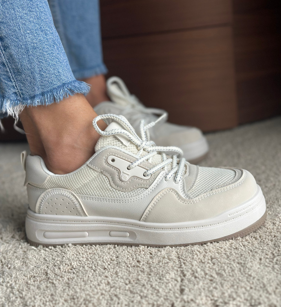 Sneakers Dama Goda Bej | Confort și Stil - imagine 2