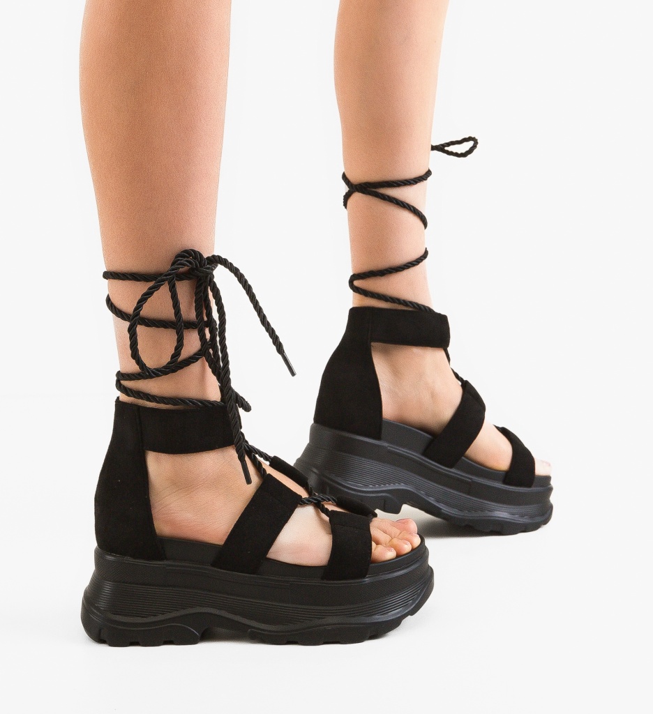 Platforme Dama Ayna Negre - Eleganță și Confort