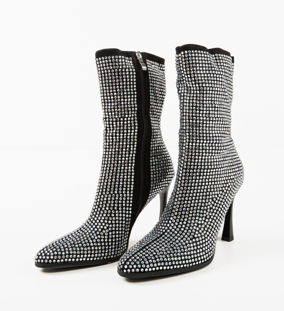 Botine Dama Wobiza Negre | Confort și Stil - imagine 6