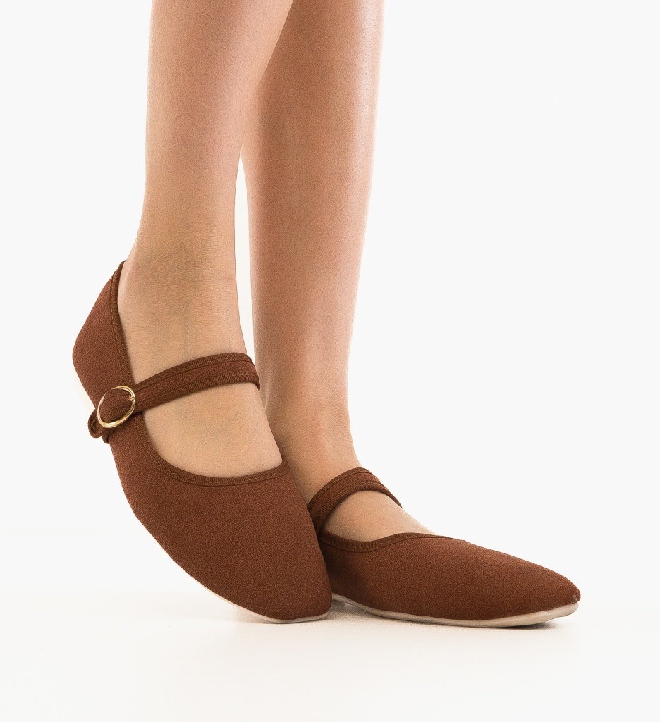 Balerini dama Brek Camel - Confort și Stil