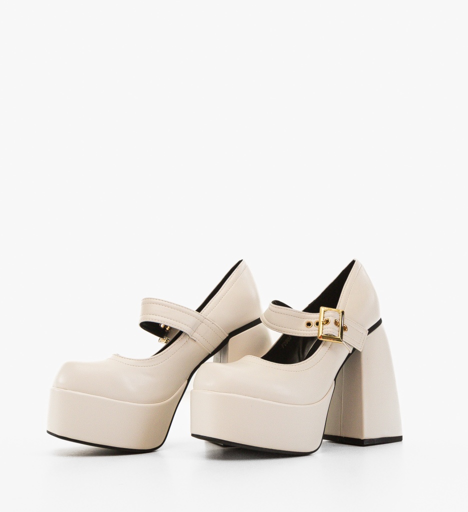 Pantofi Luban Albi - Eleganță și Stil - imagine 3