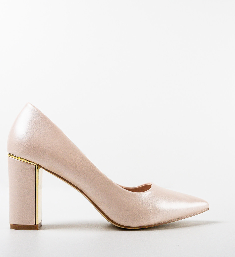 Pantofi Sherman Nude - Eleganță și Stil - imagine 6