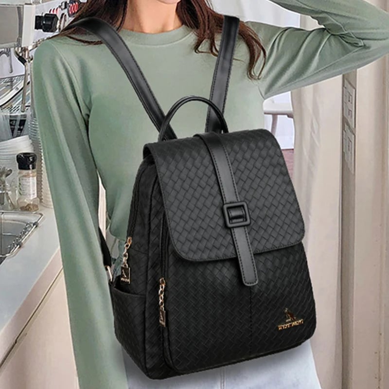 Rucsac Dama Delis Shoshana, Negru Elegant - imagine 2