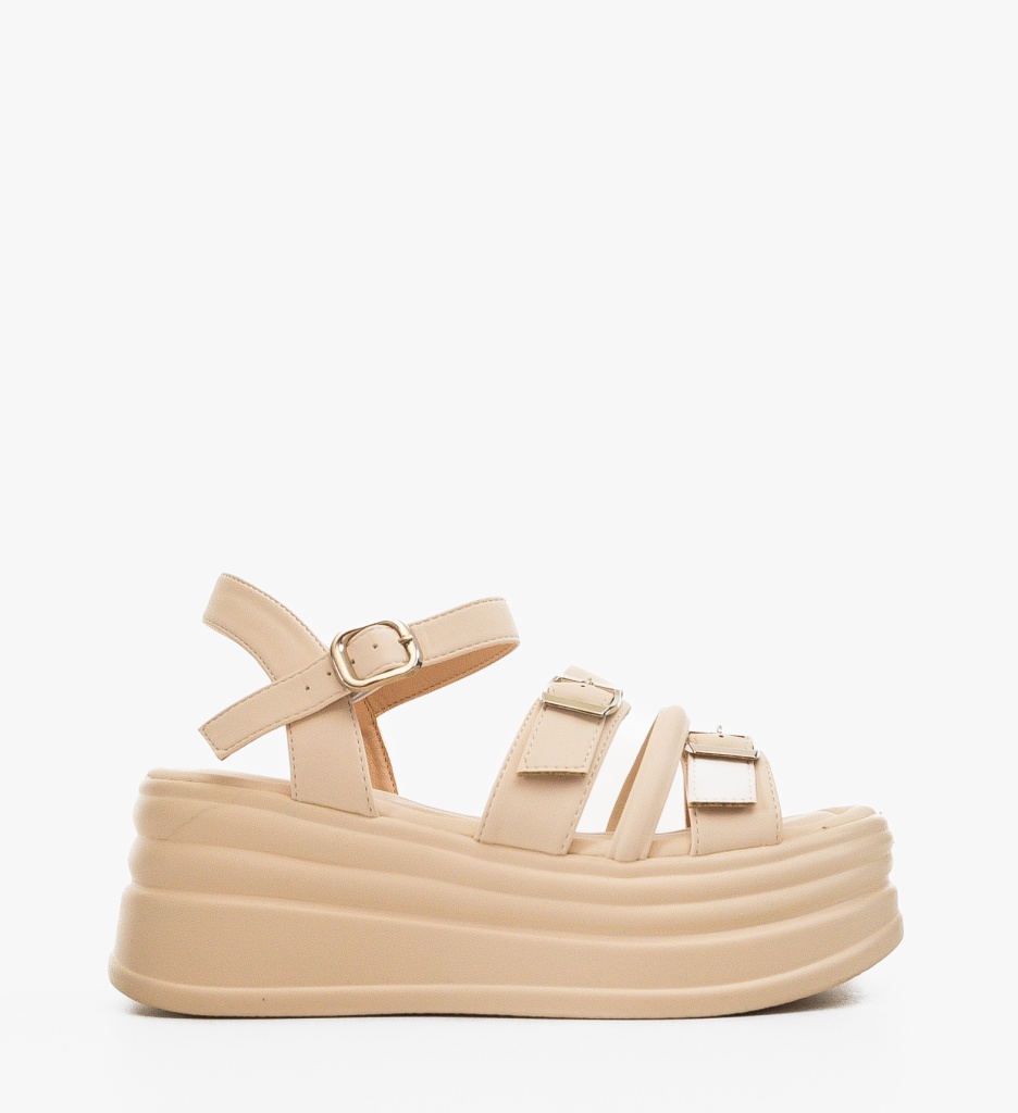 Platforme Dama Bej Panfa | Confort si Stil - imagine 4