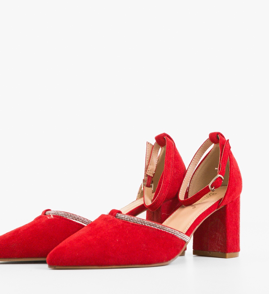 Pantofi Kasya Rosii | Eleganță și Stil - imagine 9