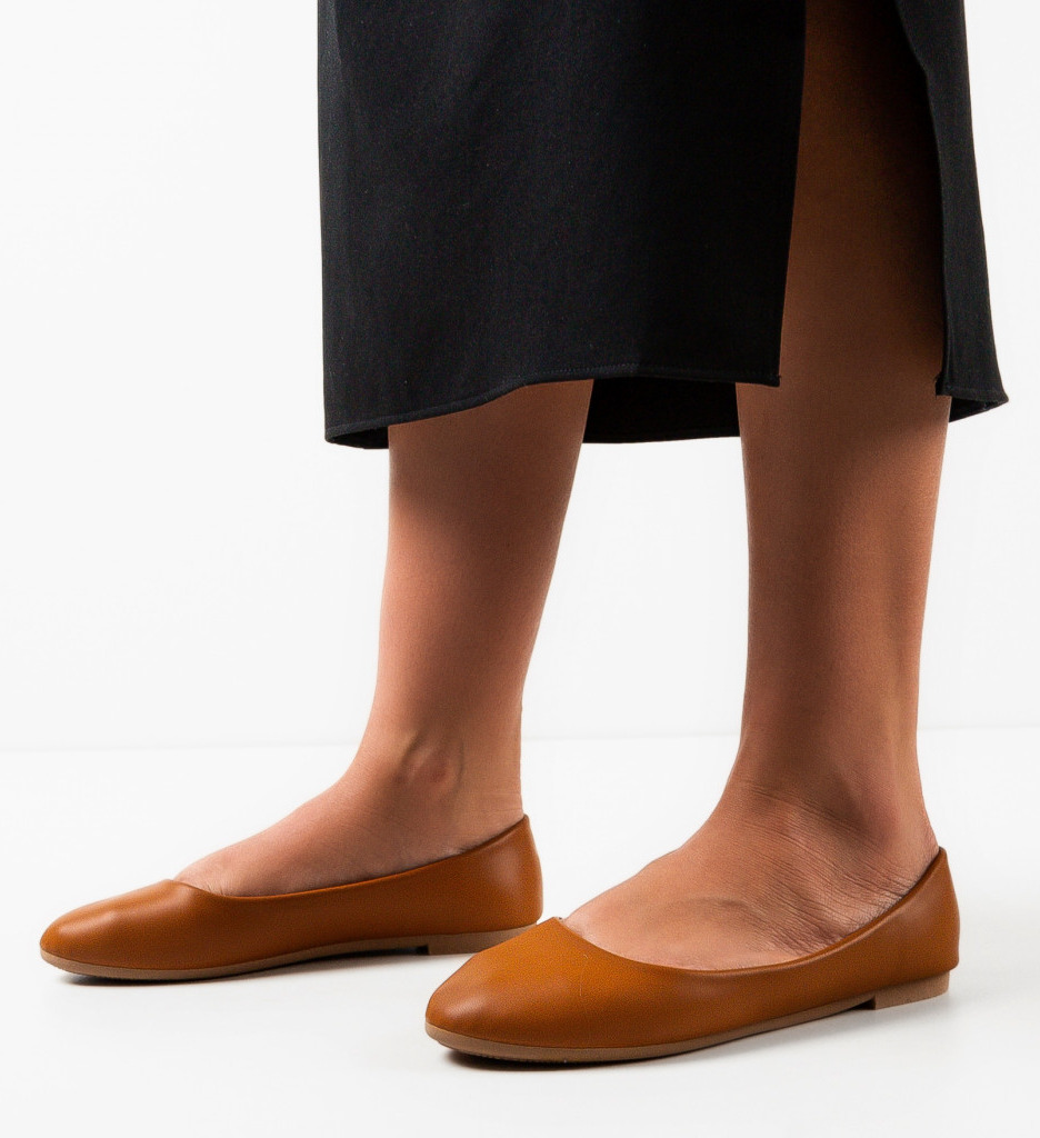 Balerini Dama Aniya Camel - Confort și Eleganță - imagine 3