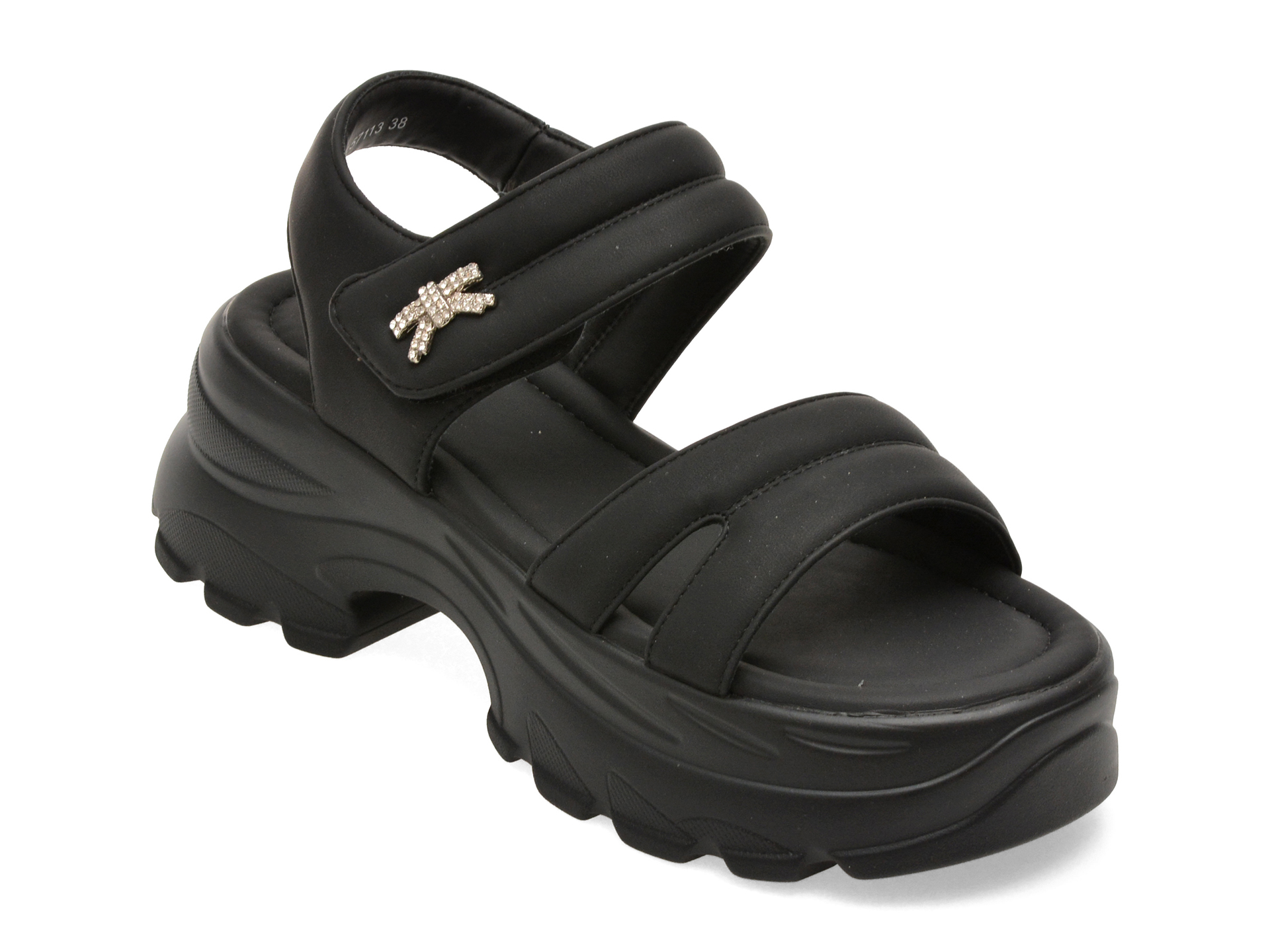 Sandale FLAVIA PASSINI Negre Piele Ecologică