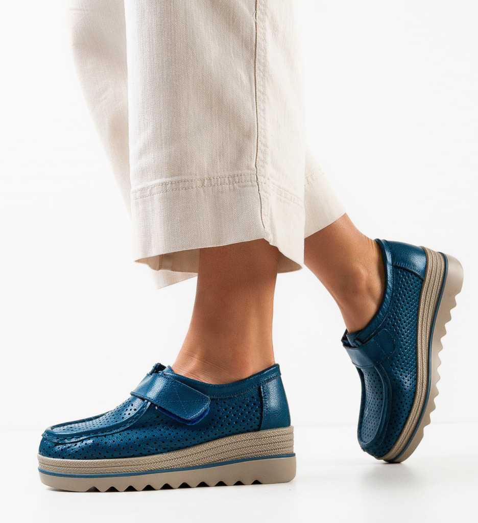 Pantofi Casual Torinas Albaștri Confortabil