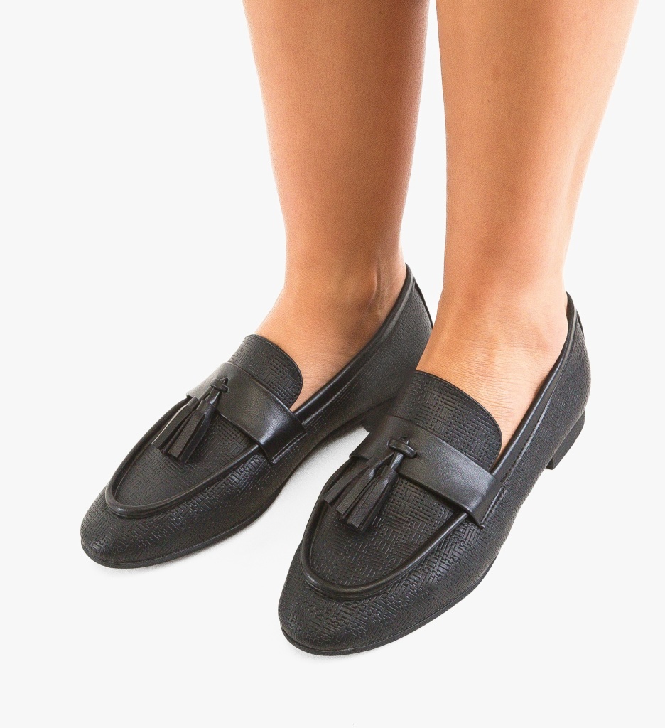 Pantofi Casual Dama Singleto Negri - Confort și Stil - imagine 3