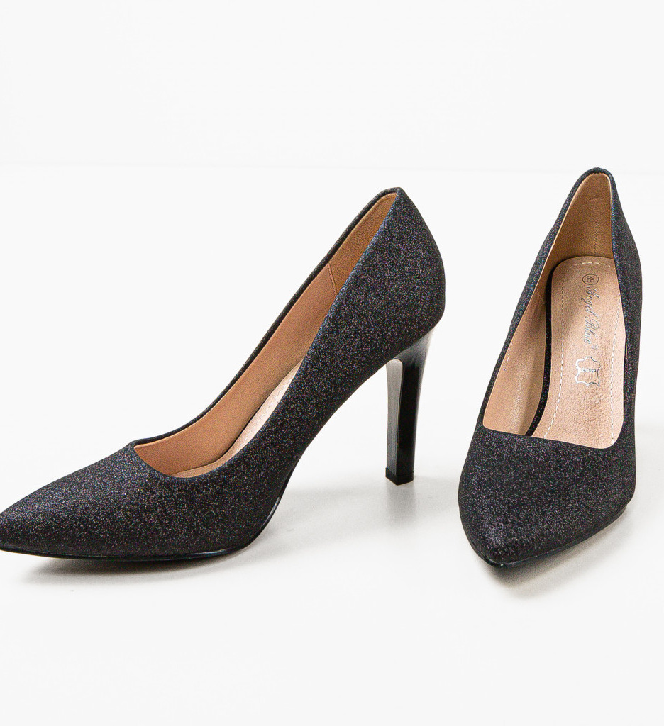 Pantofi cu Toc Eleganți Aliya Negri - imagine 6