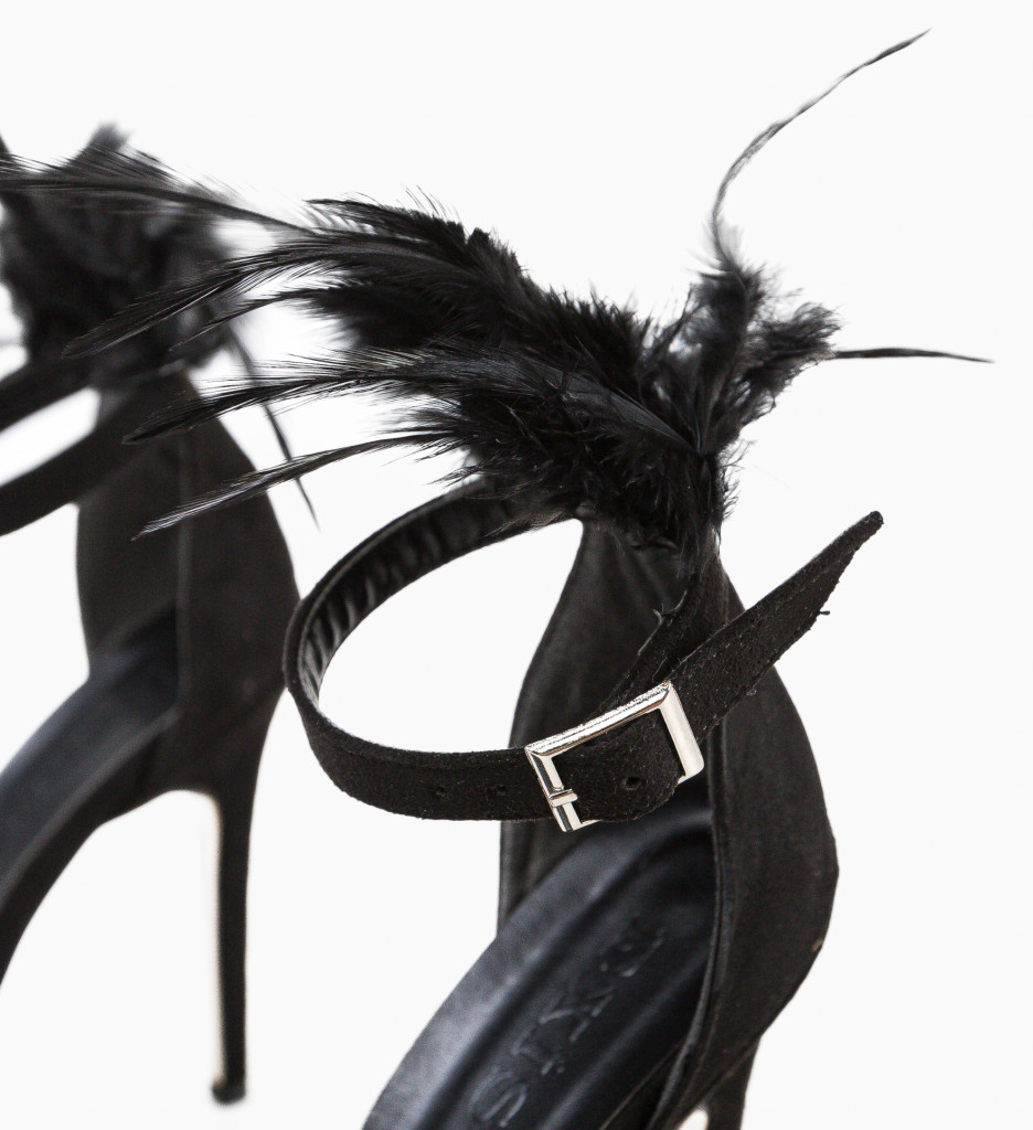 Sandale Dama Lahev Negre | Toc Elegant - imagine 8
