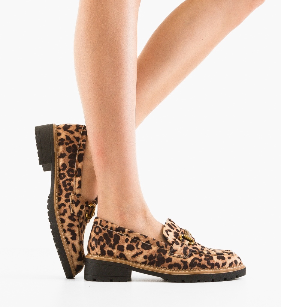Pantofi Animal Print Londrey - Design Unic