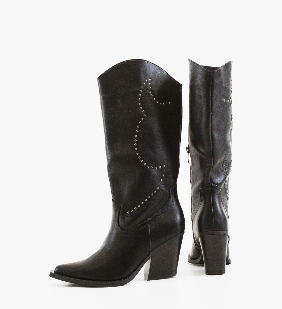 Cizme Dama Romaloc Negre Elegante | Depurtat - imagine 5