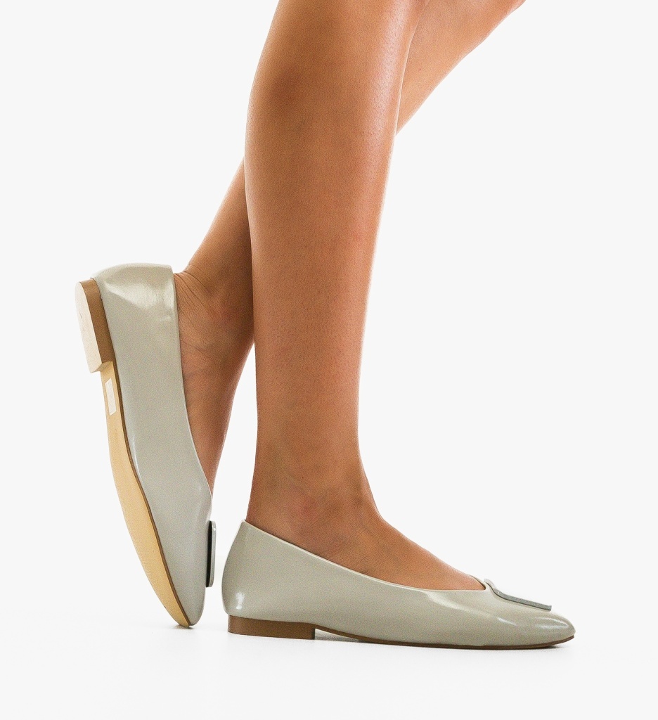 Balerini Dama Katry Gri - Confort și Stil