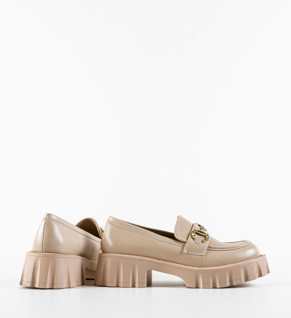 Pantofi Casual Alyena Bej - Confort Zilnic - imagine 7
