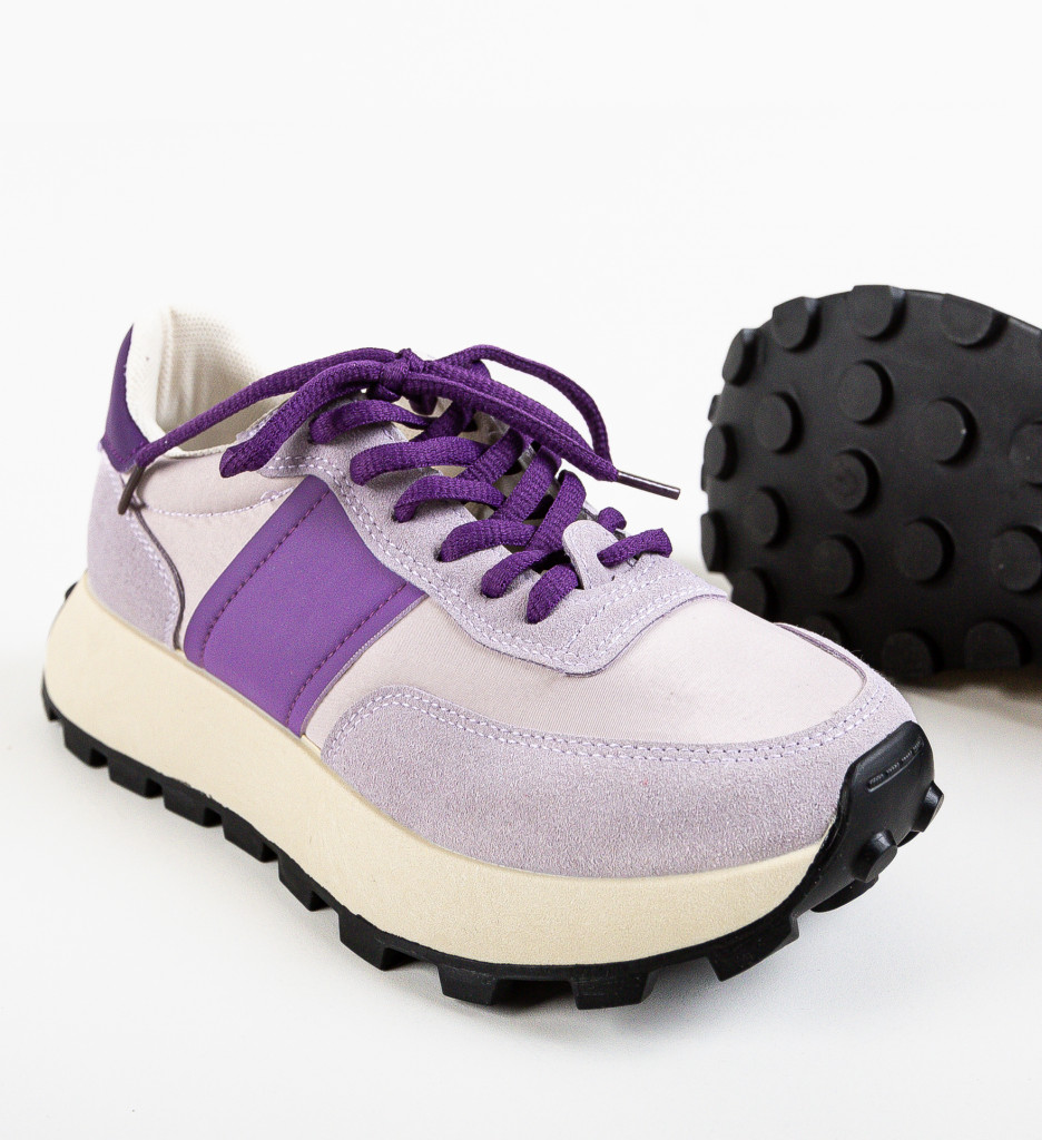 Sneakers Dama Feytong Mov - Confort și Stil - imagine 8