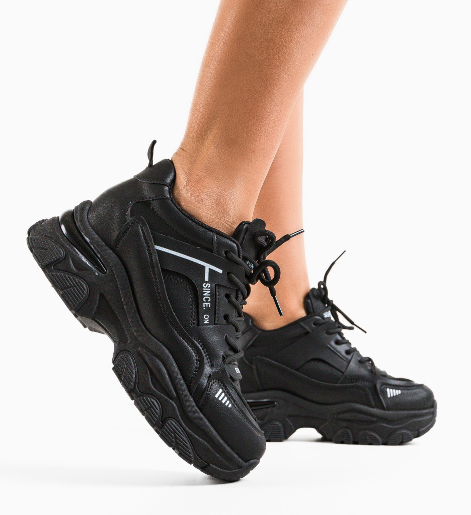 Sneakers dama Ejiji Negri - Confort și Stil Urban - imagine 4