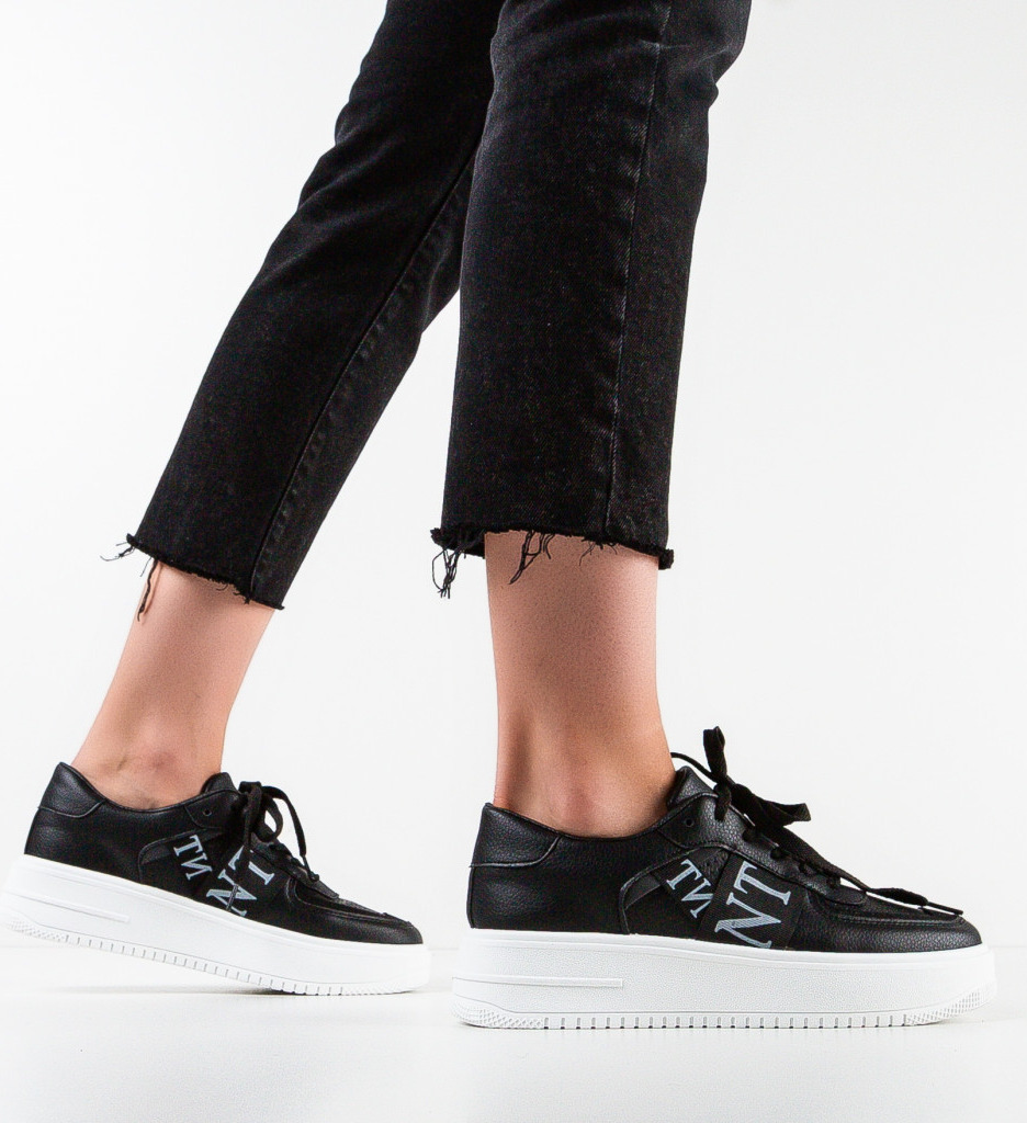 Sneakers Dama Vuton Negre - Confort Stilat