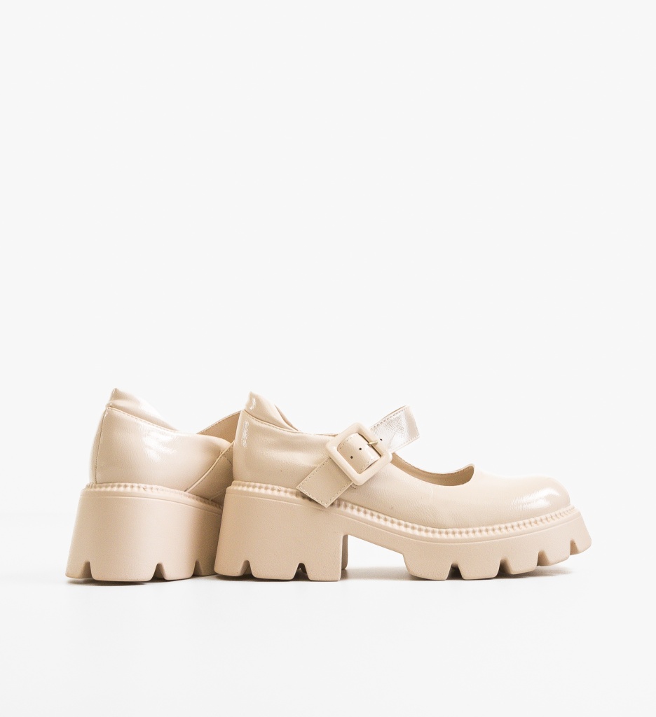 Pantofi Casual Dama Bej Bokfa - Confort și Stil - imagine 3