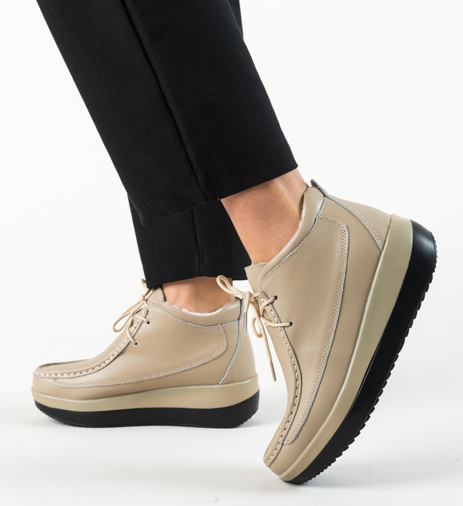 Pantofi Casual Ryhko Bej - Confort și Stil - imagine 3
