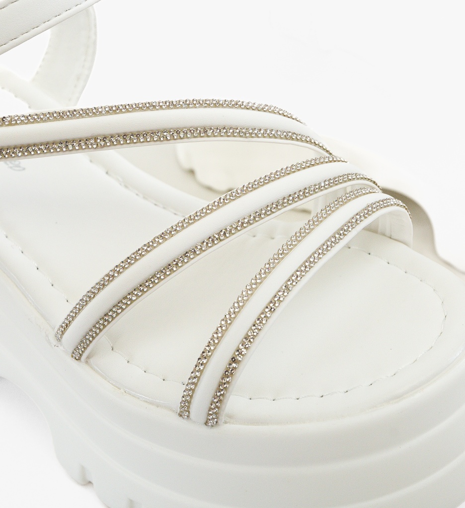 Platforme Dama Albe Grymyz | Elegante si Comode - imagine 5