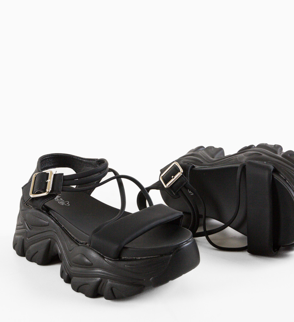 Platforme Dama Saixek Negre - Eleganță și Confort - imagine 5