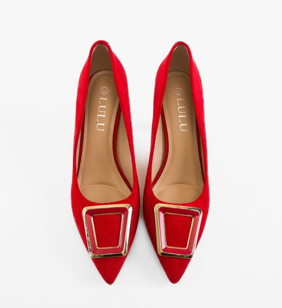 Pantofi Kamy Rosii Depurtat - Eleganță și Stil - imagine 3