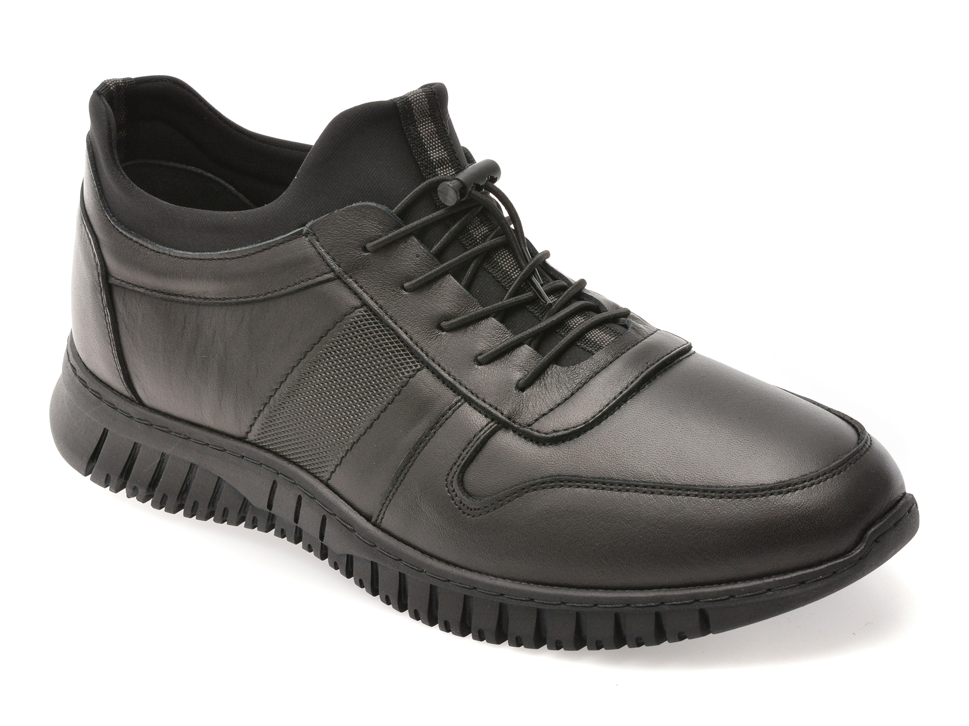 Pantofi Sport BITE THE BULLET Negri Piele Naturală