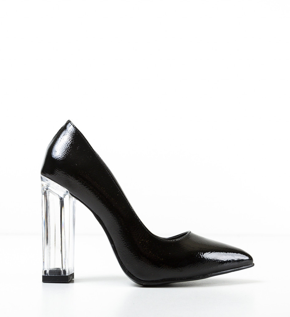 Pantofi Uflet Negri | Eleganță și Stil - imagine 5