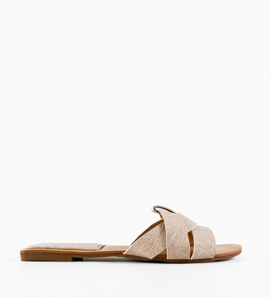 Papuci Dama Olova Bej - Confort si Eleganta - imagine 6