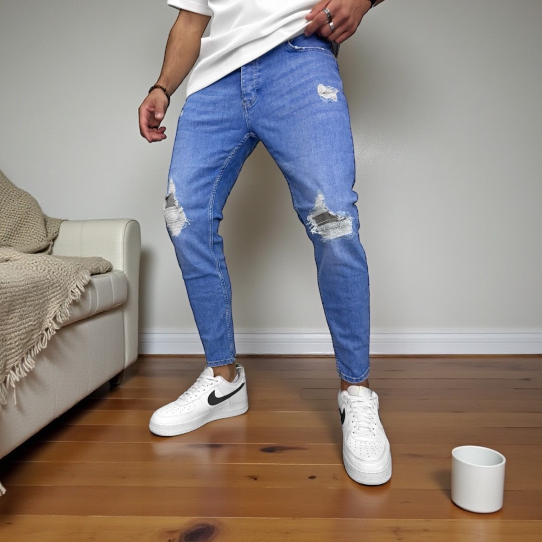 Blugi barbati conici eleganti - confort si stil