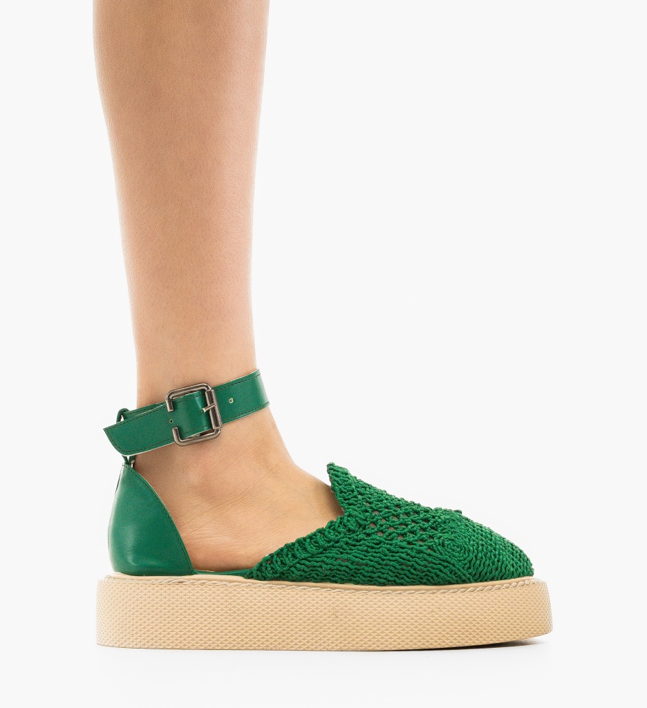 Pantofi Casual Rauros Verzi - Confort și Stil - imagine 6