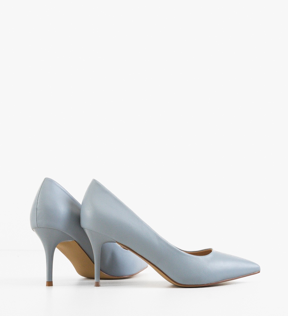 Pantofi Stiletto Adra Albaștri Eleganți - imagine 4