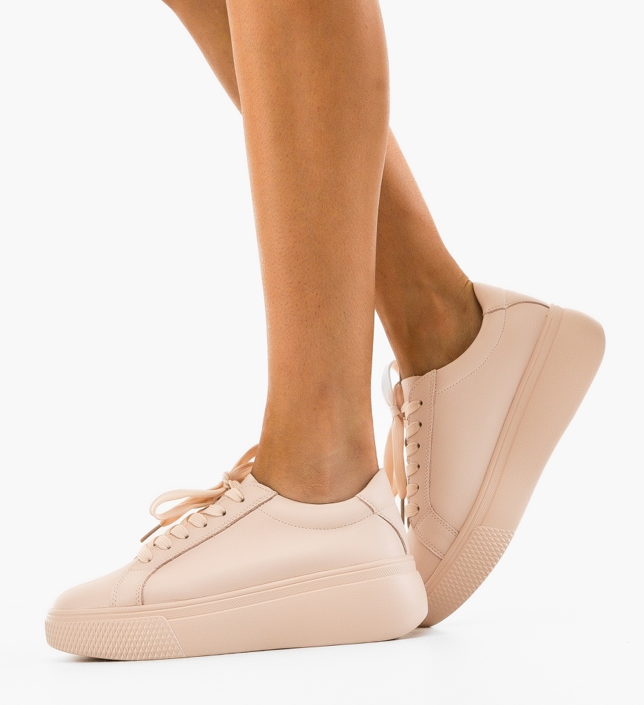 Sneakers Dama Korso Roz | Confort și Stil Urban - imagine 3