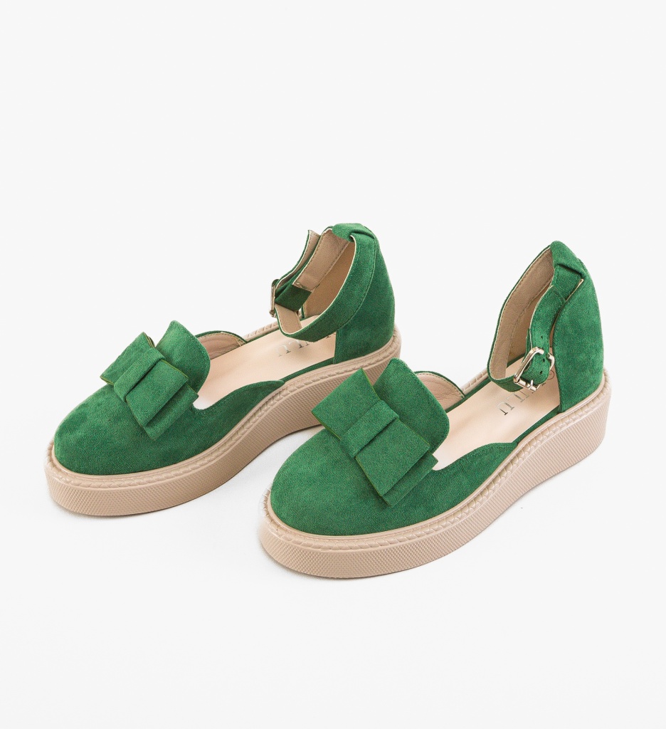 Pantofi Casual Dama Hammbe Verzi – Stil și Confort - imagine 6