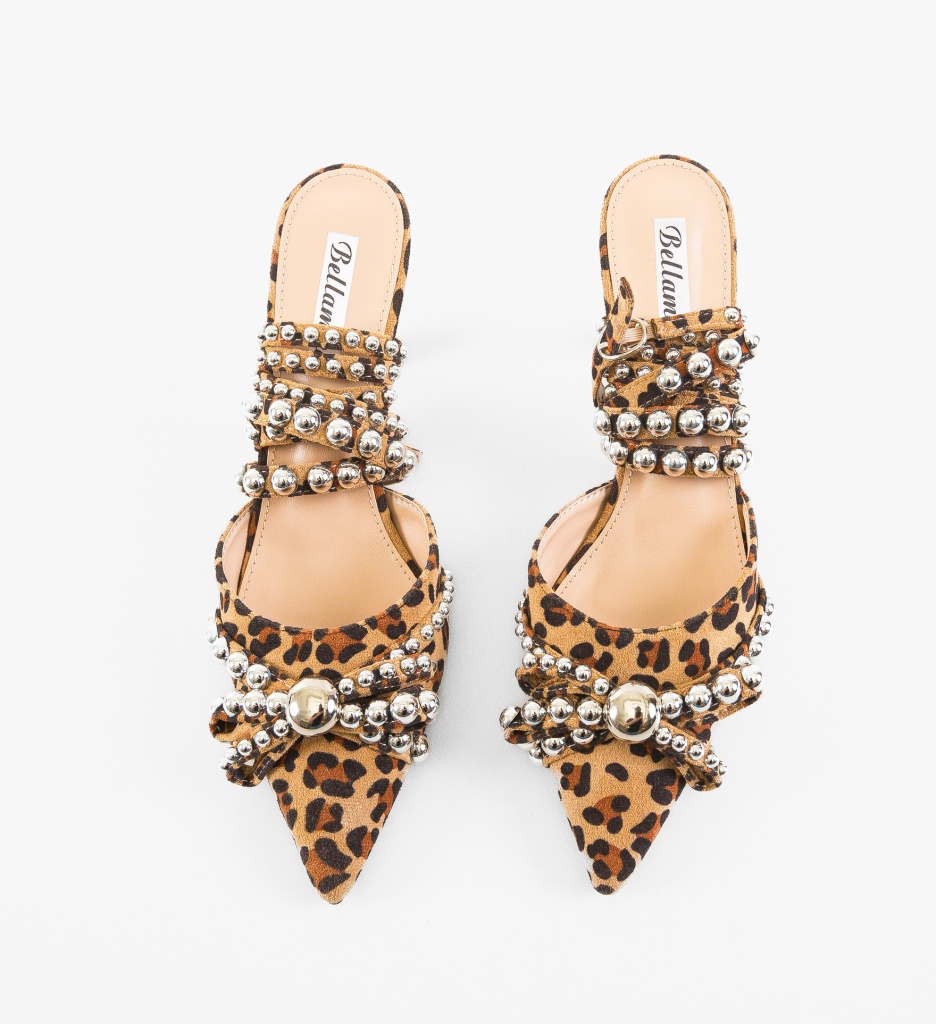 Pantofi Dama Leon Animal Print - Eleganță și Stil - imagine 5
