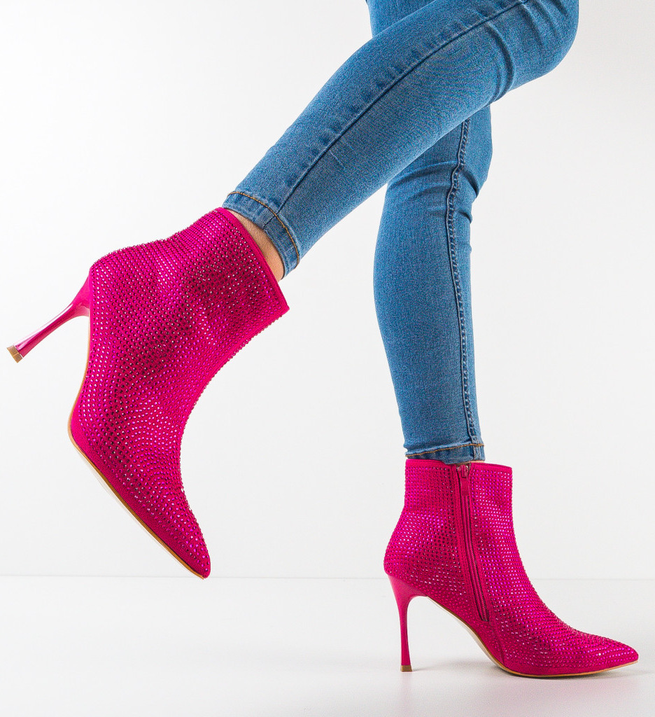 Botine Zayne Fuchsia - Eleganță și Confort - imagine 3