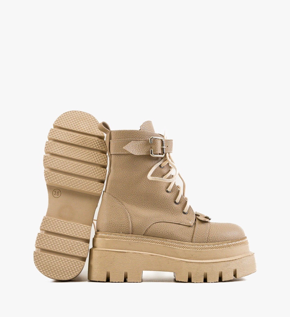 Ghete Dama Sorcer Khaki | Stil si Confort - imagine 8