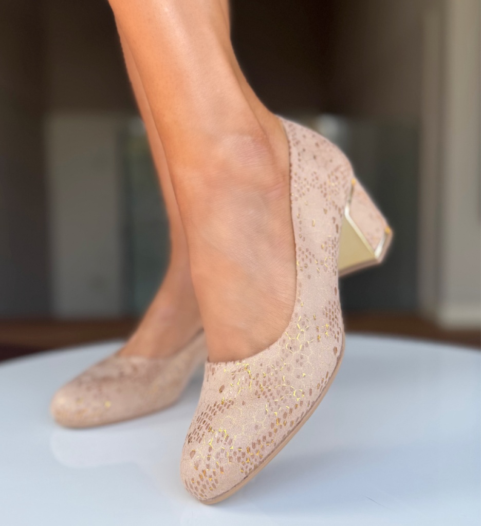 Pantofi Dama Teord Bej Eleganți