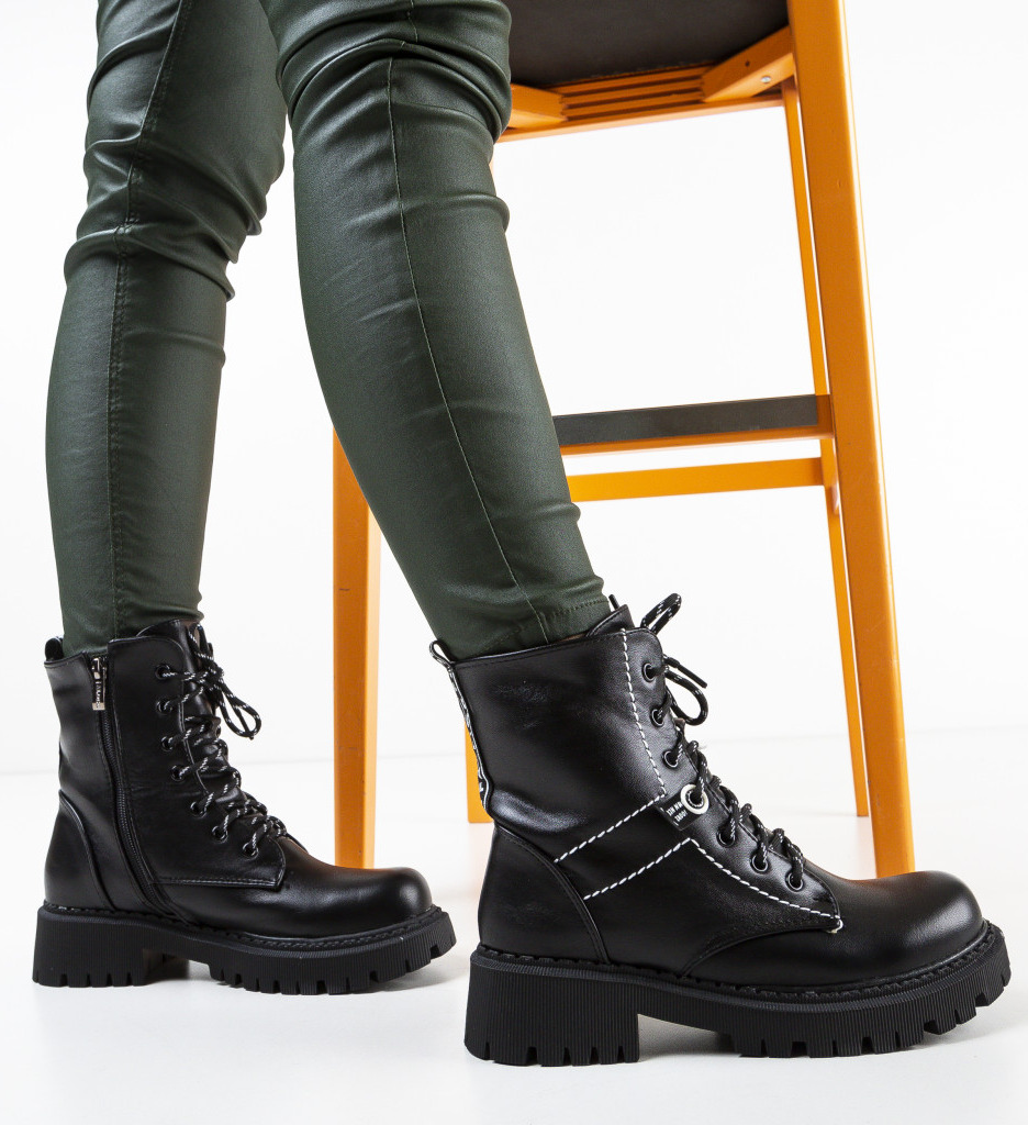 Ghete Malopir Negre Elegante - Confort și Stil - imagine 2